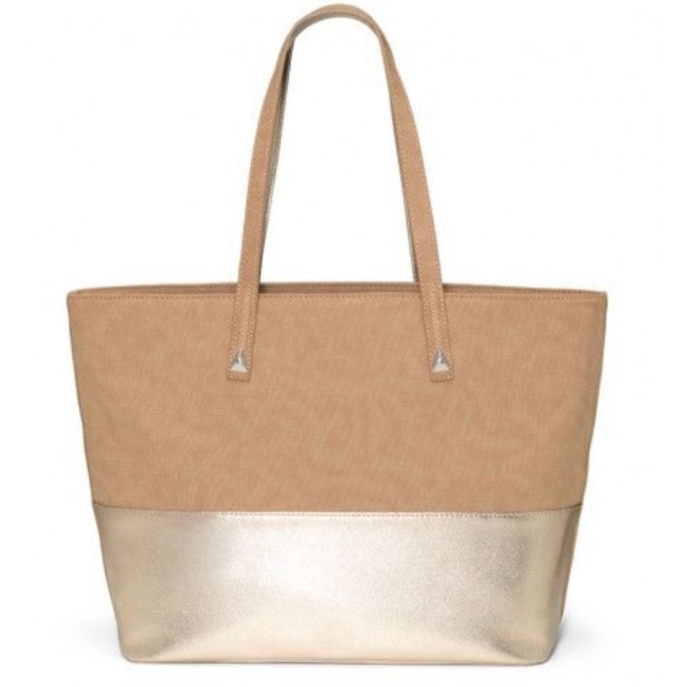 Stella & Dot Bond Street Metallic tote 👜